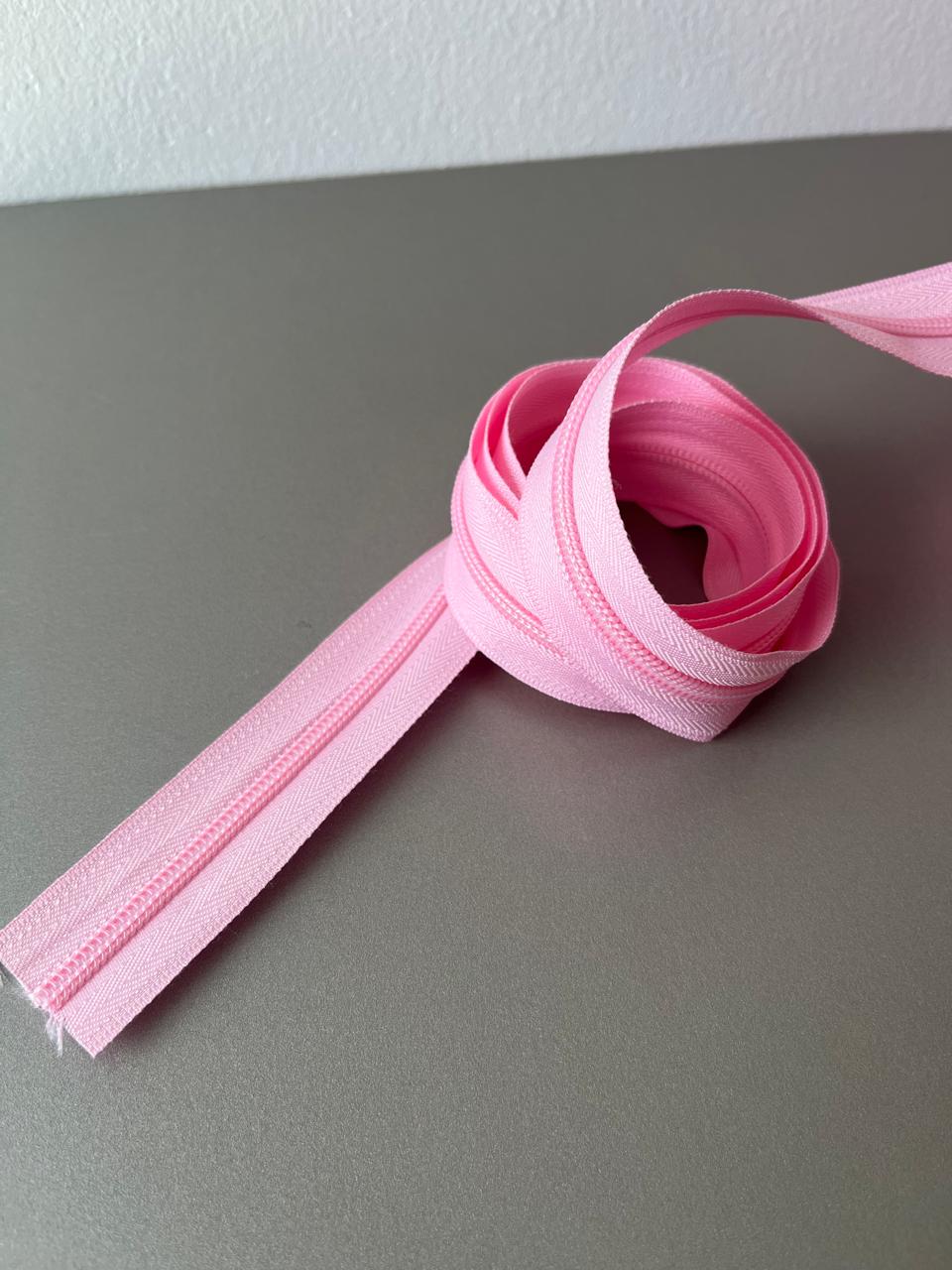 ZÍPER N°05 ROSA CLARO