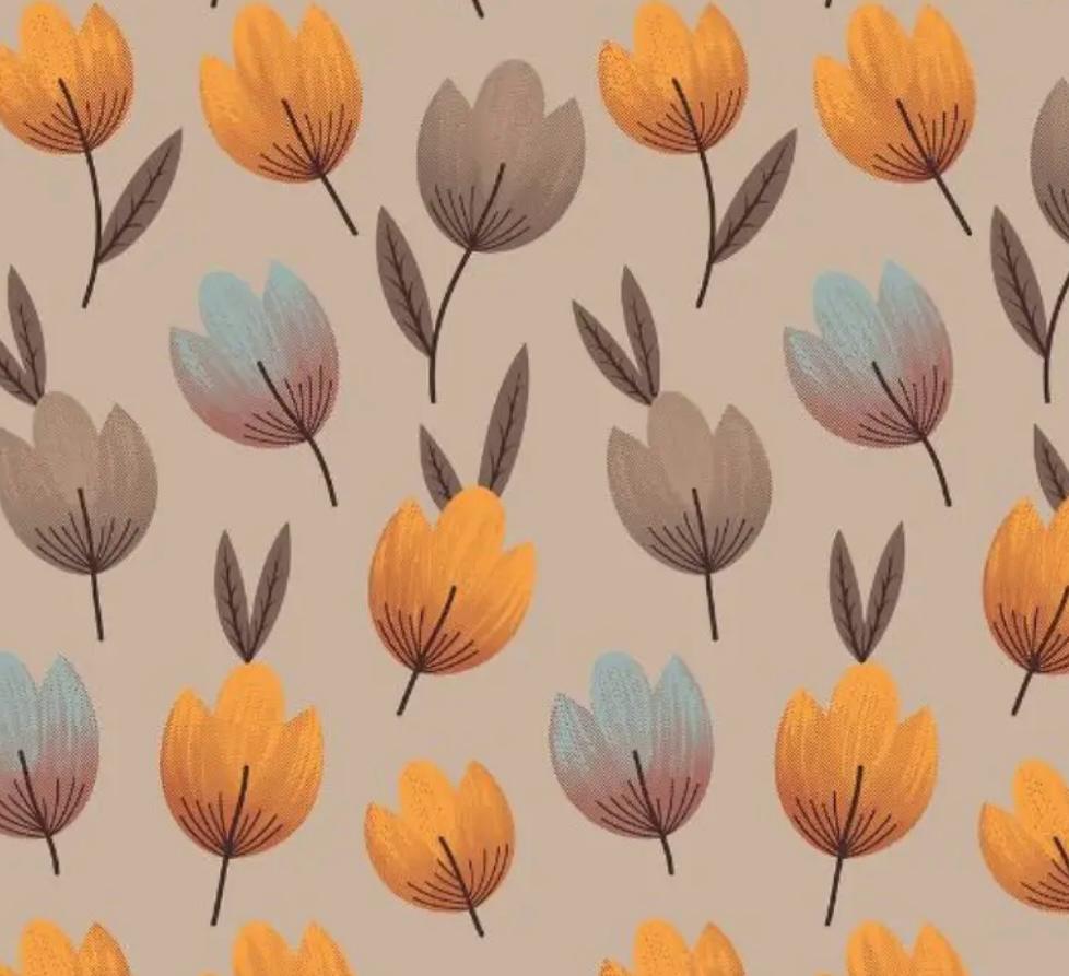 ESTAMPA TULIPA VINTAGE