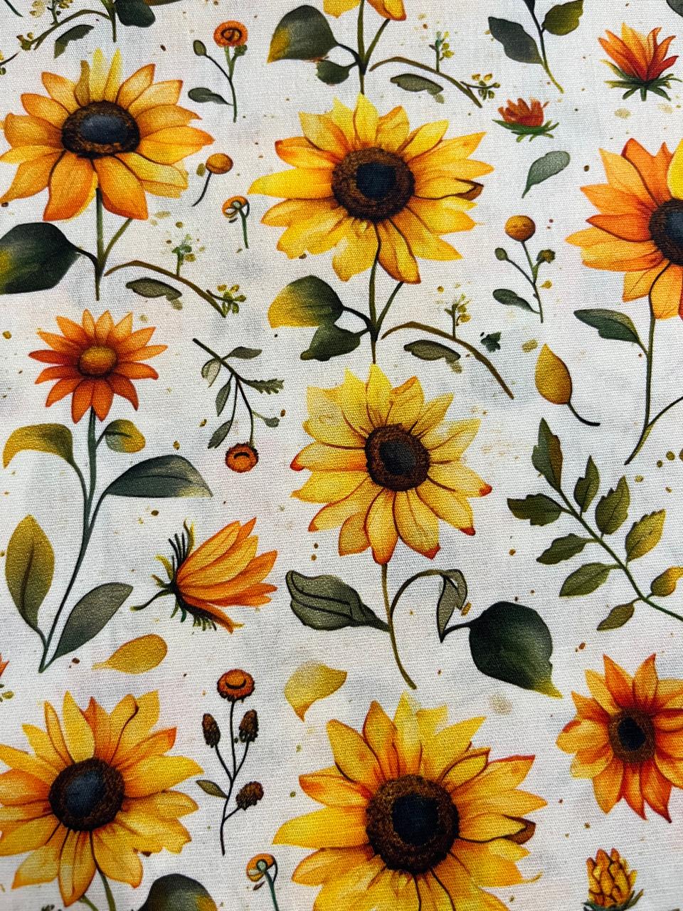 ESTAMPA DIGITAL 3D SUNFLOWER