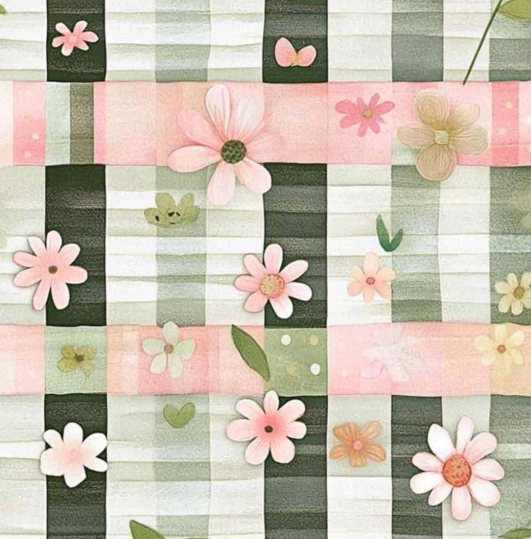 COLEÇÃO VALENTINA LISTRAS E FLORES VAL