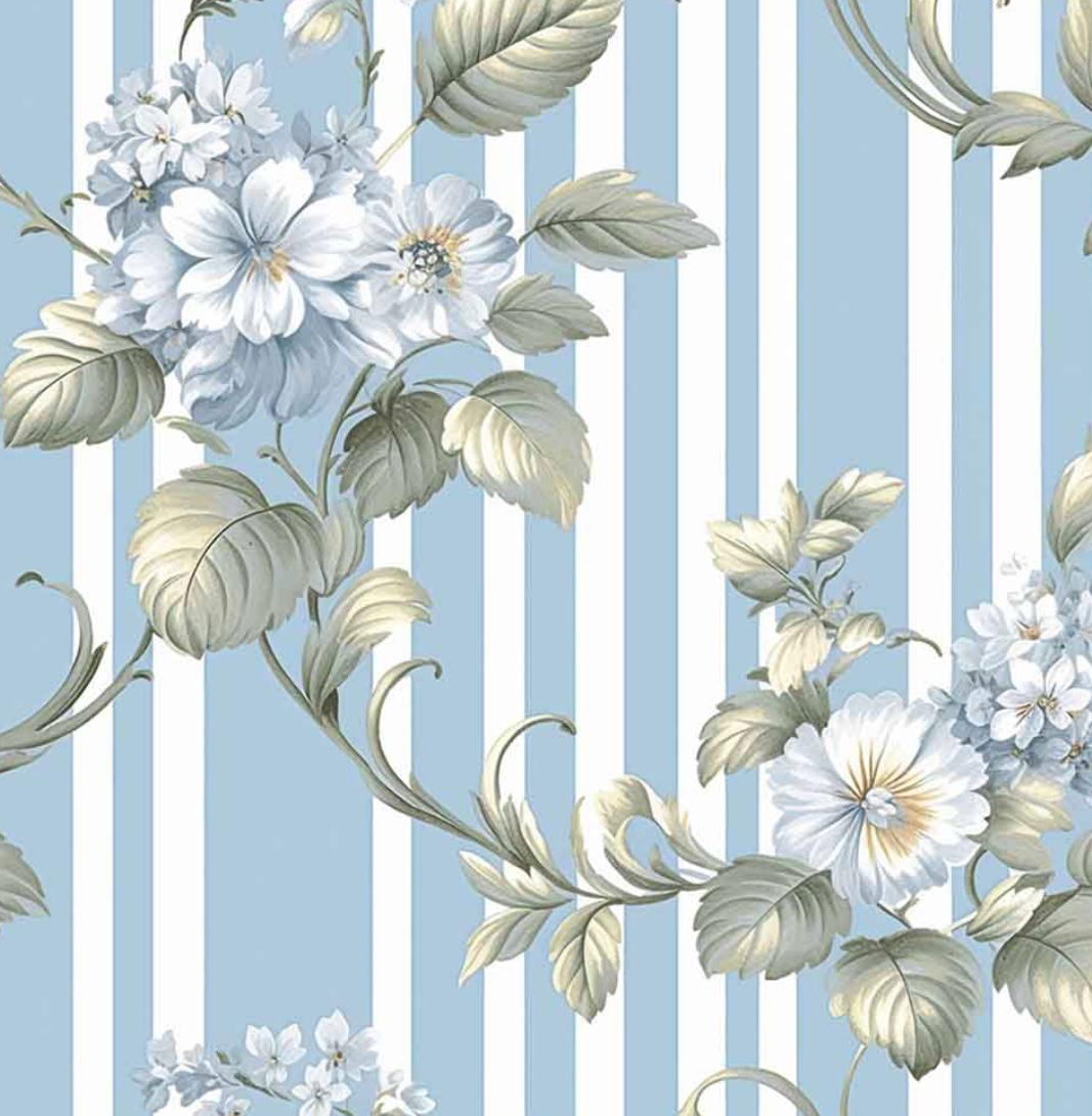 TRICOLINE FLORAL LISTRADO