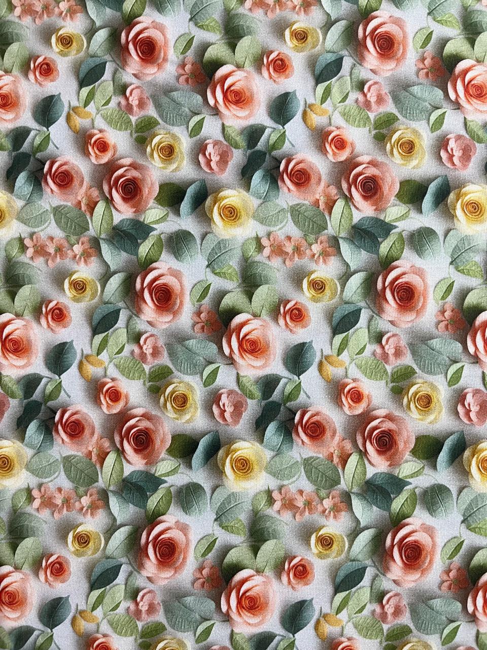 TRICOLINE ROSINHAS SALMÃO FUNDO BRANCO
