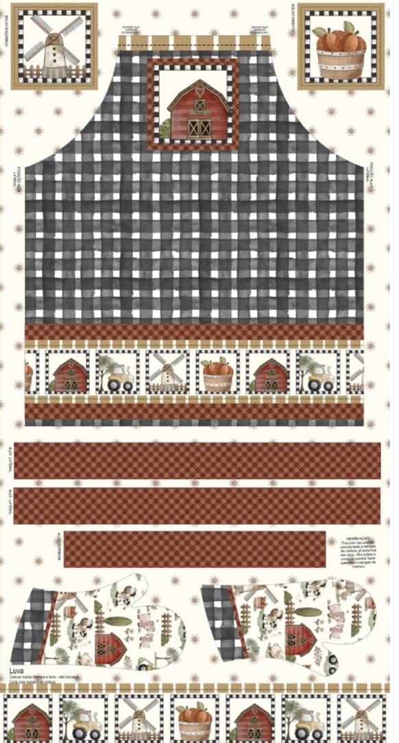 TRICOLINE PAINEL AVENTAL E LUVAS VIDA NO CAMPO