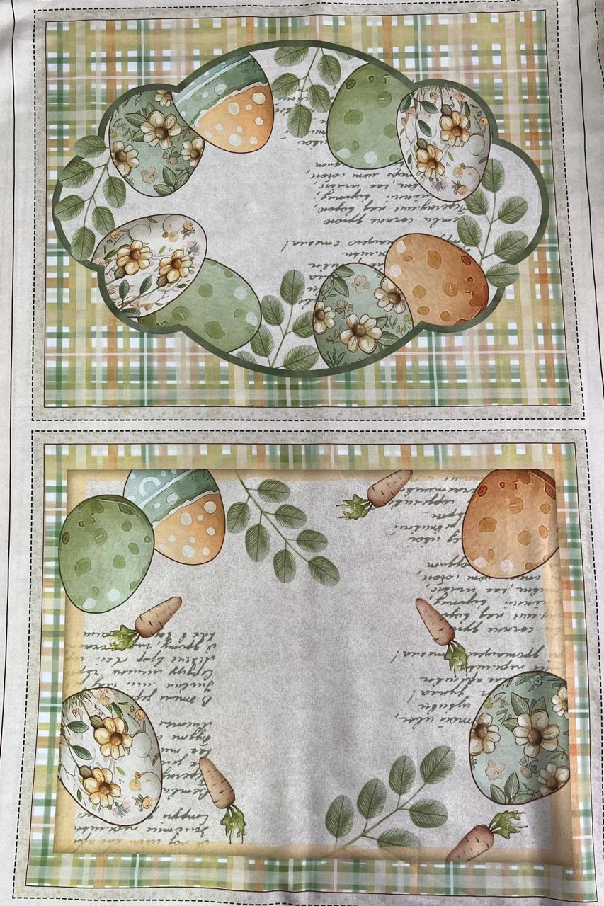 TRICOLINE JOGO AMERICANO OVOS DE PÁSCOA