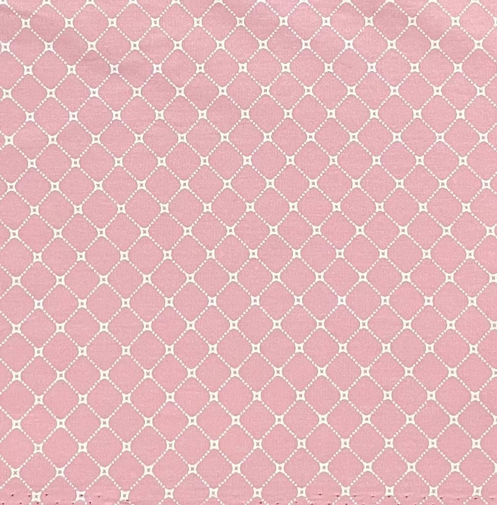 TRICOLINE BÁSICO TRELIÇADO ROSA