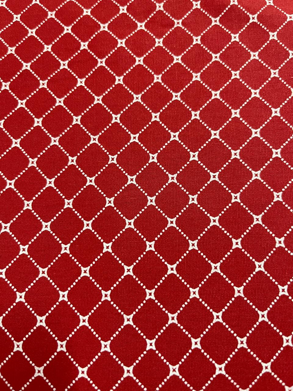 TRICOLINE BÁSICO TRELIÇADO VERMELHO