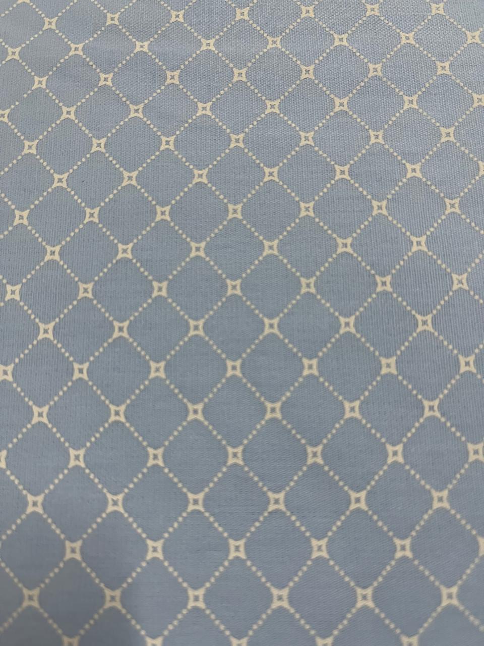TRICOLINE BÁSICO TRELIÇADO AZUL CLARO